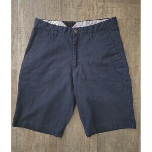 VOLCOM Men's Blue Chino Skate Shorts 5 Pocket Size 31